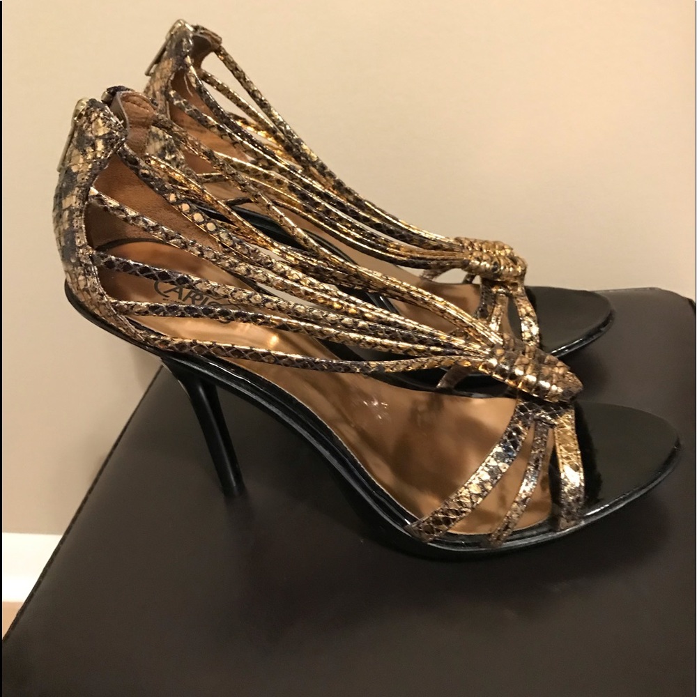 NWOB Carlos Santana Snake Print Heel - Picture 5 of 8